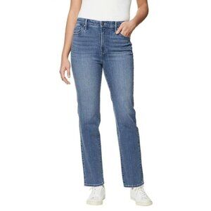 NWOT Buffalo David Women's Size 10/30 Blue Alyssa High-Rise Straight Jeans
